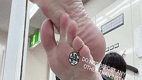 Office feet fetish gets me every time with Japanese coworkers!