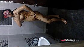 reenu bhabhi undresses in bathroom exposing nude body