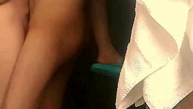 Saving water with my sexy neighbor 😏 in the shower