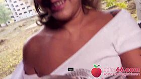 Milf banged in public