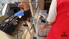 Casal Fudendo Na Varanda, E Eu Entrei Na Brincadeira Com Caah Kabulosa!