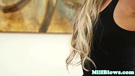 Classy Milf Poses For Glamour Shoot Before Makeup