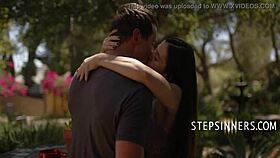 stepsiblings hanging out in the park with abbie maley