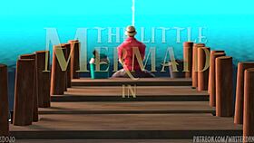 Watch the Little Mermaid Get a Blowjob and Cumshot in This Erotic Hentai Adventure!