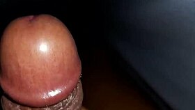 Black Cock Cums In Handjob Session