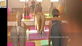 a wife and stepmother in erotic cartoon