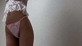 Slender Japanese Caught on Hidden Cam During Sexy Workout. Changing Clothes Reveals More Than Expected!