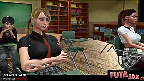 WOW! Hot Big Tittied Futas Getting Nailed in Futa3DX Hentai!