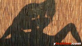 busty ellena and nina got down licking outdoors