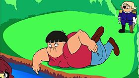 Man, this funny porn animation compilation is wild with big tits!