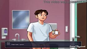 petite nurse surprises with best blowjob in summertime saga