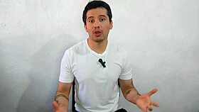 Mexican gay guy gives oral to straight married coworker in stream, then gets raw fucked in abandoned house