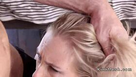 bondage threesome with ass to mouth fucking