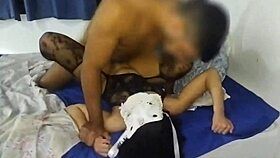 Fuck the Young Guy's Burning Pussy!