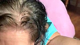 girlfriend strokes me hard for wet pussy