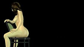 Animated 3D Cartoon Girl Poses Intensely In Multiple Positions