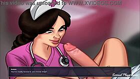 petite nurse surprises with best blowjob in summertime saga
