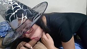 latina witch sucks cock like a pro