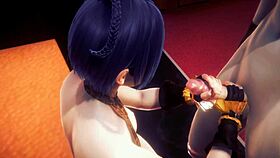 xianglin's uncensored handjob and anal in genshin hentai