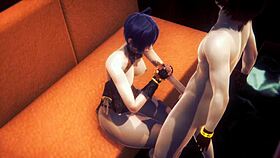 xianglin's uncensored handjob and anal in genshin hentai