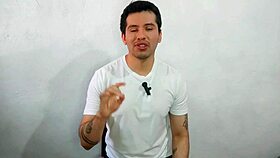 Mexican gay guy gives oral to straight married coworker in stream, then gets raw fucked in abandoned house