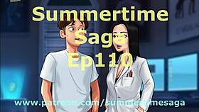in summertime saga 110, the brunette teacher has some interesting interactions in the game