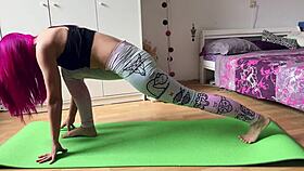 best tease to make you explode strip dance after slow sexy yoga