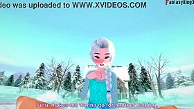 Does Elsa get fucked before Christmas?