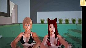 is my new family getting wild with big asses and tits?