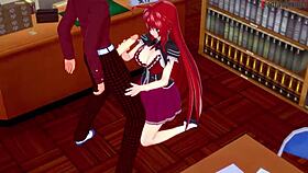 Rias Gremory begs for intense sex in HS DXD NTR madness 2 full movie