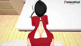 I fucks Yor Forger in POV hentai