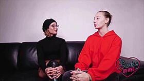 the queen, 20 years old, has some very naughty ideas in lingerie