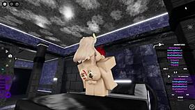 Watch This Blonde Succubus With Big Tits Devouring Cat Boy's Hard Cock Hardcore!