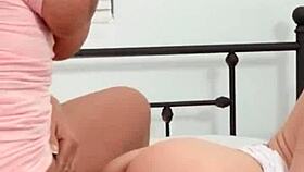 College slut takes anal dildo deep