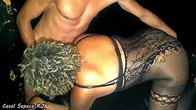 Latina Teen Wife Screams on Young Guy's Big Dick