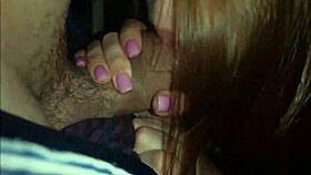 Hot Redhead Wife Blowjob Then Doggystyle Creampie