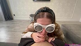 Watch this sexy doctor with big tits doggystyle me sloppy in the house!