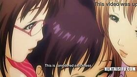 Milk trucks intensely pursue me in hentai threesome