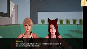 is my new family getting wild with big asses and tits?