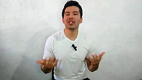 Mexican gay guy gives oral to straight married coworker in stream, then gets raw fucked in abandoned house