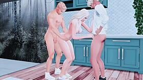 I cheat on my husband with my stepson in cuckold threesome