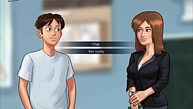 Summertime saga episode 213 with milf character