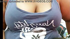 Sexy Indian Maid Bares Her Boobs in a Wild Cleaning Session!