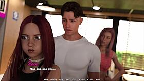 In law school, the horny busty redhead roommate seduces me in the dorm