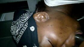 CHEATING EBONY MOM SUCKS BIG COCK