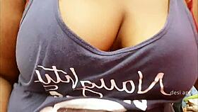 Sexy Indian Maid Bares Her Boobs in a Wild Cleaning Session!