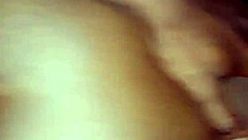 Amateur black babe bent over for doggystyle fuck