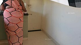 tamil house owner in kitchen with maid sasikala