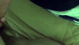 chubby latina with big tits jacking off that monster cock