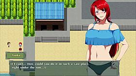 i'm fuking a stranger on the beach in sexy bikni - raiohgar asuka n king of steel ep7